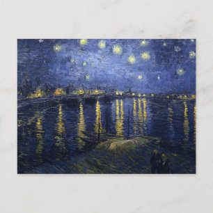 Starry Night Over The Rhone Postcard