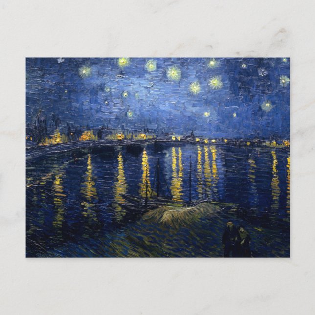 Starry Night Over the Rhône Postcard (Front)