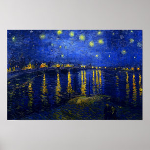 Starry Night Over the Rhone Poster