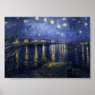Starry Night Over the Rhone Poster