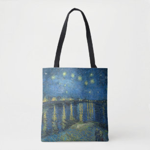 Starry Night Over the Rhône Tote Bag