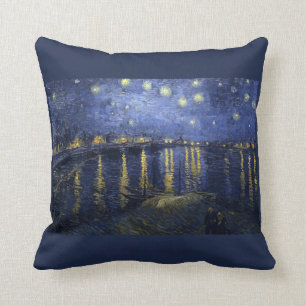 Starry Night Over the Rhone - Van Gogh (1888) Cushion