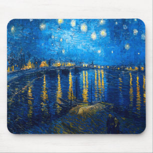 Starry Night Over the Rhone, Van Gogh Mouse Pad