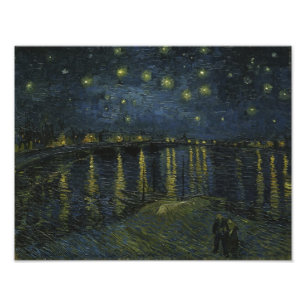 Starry Night Over the Rhone - Van Gogh Photo Print