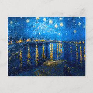 Starry Night Over the Rhone, Van Gogh Postcard