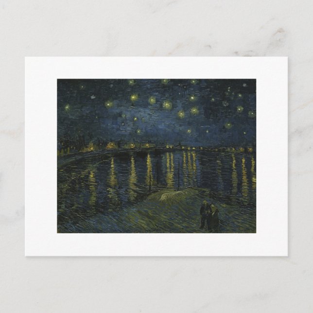 Starry Night Over the Rhone - Van Gogh Postcard (Front)