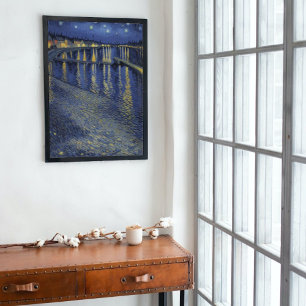 Starry Night Over the Rhône Van Gogh Poster