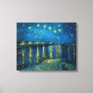 Starry Night Over the Rhône   Vincent van Gogh Canvas Print