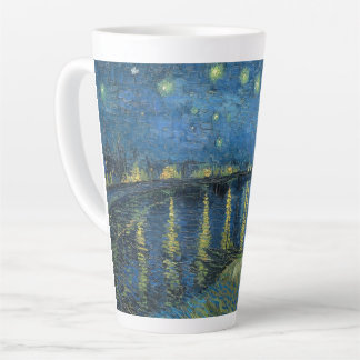Starry Night Over the Rhône-Vincent van Gogh Latte Mug