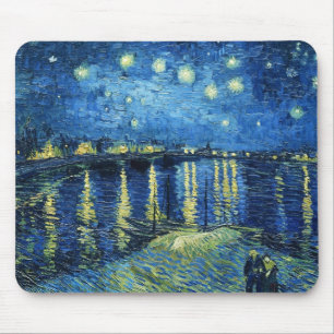 Starry Night over the Rhone Vincent van Gogh Mouse Pad