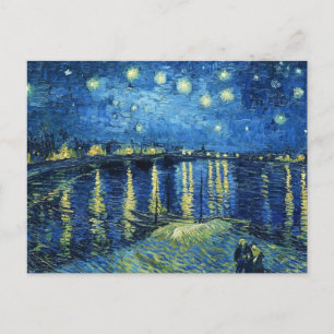 Starry Night over the Rhone Vincent van Gogh Postcard