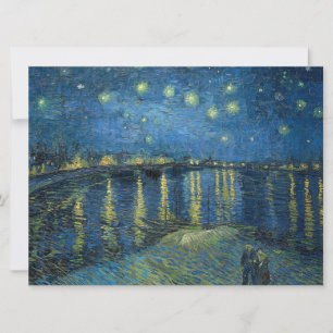 Starry Night Over the River Rhone (by van Gogh) Card