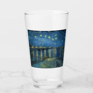 Starry Night Over the River Rhone (by van Gogh) Glass