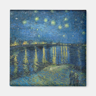Starry Night Over the River Rhone (by van Gogh) Magnet