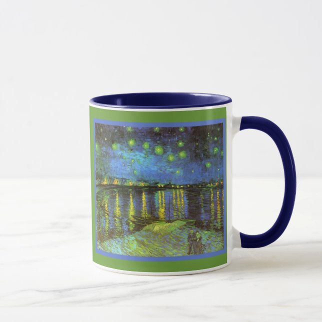 Starry Night Over the River Rhone Van Gogh Mug (Right)