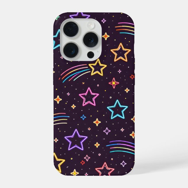 Starry Night Pattern iPhone Case (Back)