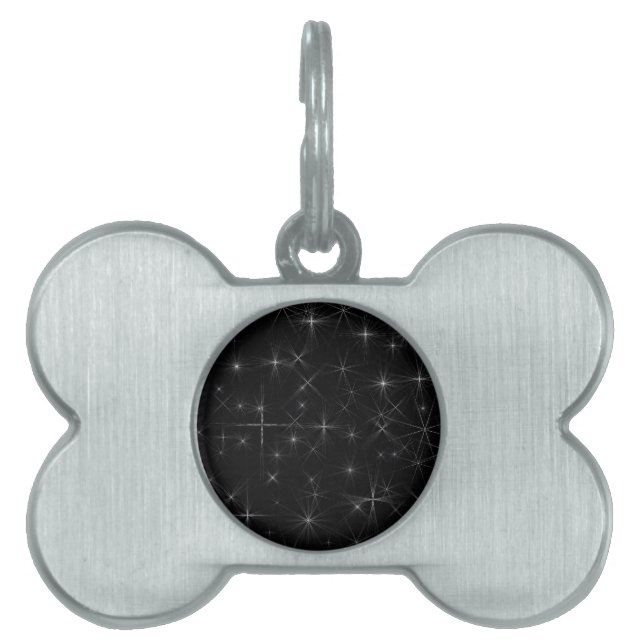 Starry night pet ID tag (Front)