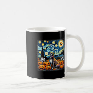 Starry Night Pitbull Halloween Coffee Mug