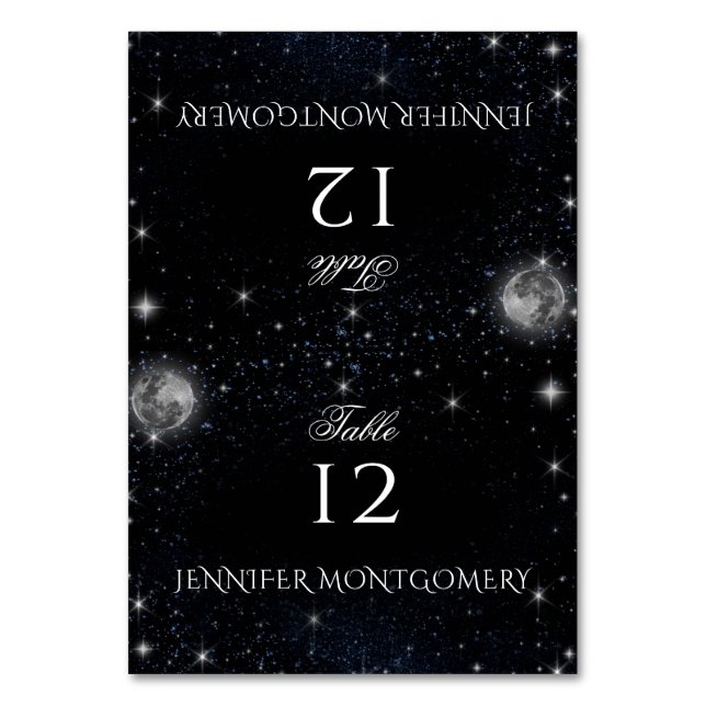 Starry Night Place Card (Front)