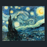 Starry Night Poster<br><div class="desc">Classic painting from Vincent Van Gogh</div>