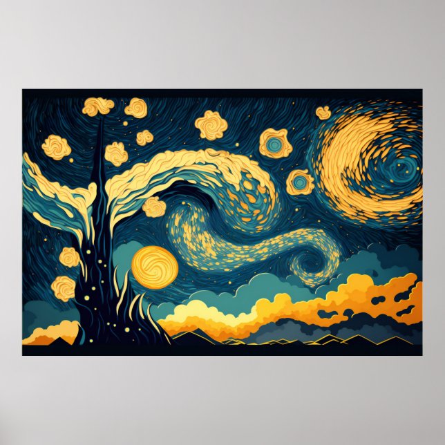 Starry Night Poster (Front)