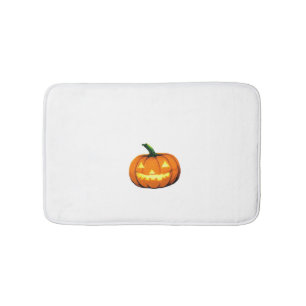 Starry Night Pumpkin Halloween Van Gogh Thanksgivi Bath Mat