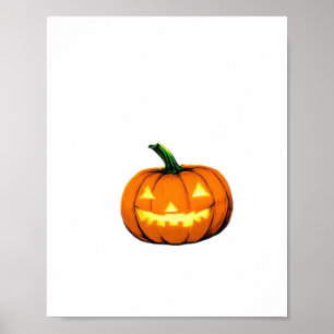 Starry Night Pumpkin Halloween Van Gogh Thanksgivi Poster