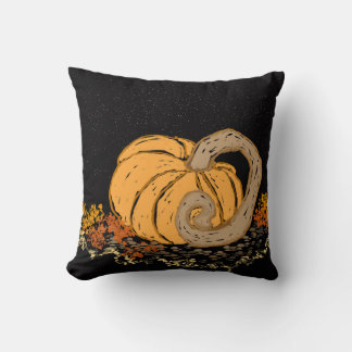 Starry Night Pumpkin Patch Cushion