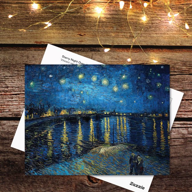 Starry Night Rhone Vincent van Gogh Postcard (Creator Uploaded)