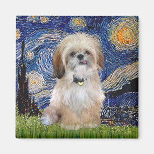 Starry Night - Shih Tzu (P) Magnet