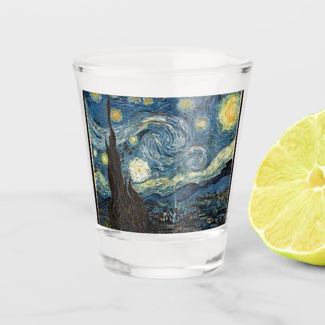 Starry Night Shot Glass (Front)
