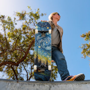 Starry Night Skateboard