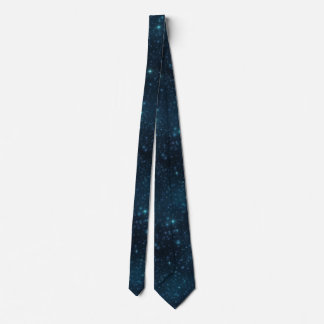 Starry Night Sky AI Art Tie