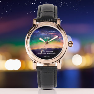 Starry Night Sky Custom Christian Scripture Watch