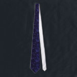Starry Night Sky Grid Tie<br><div class="desc">Sparkling stars on a grid pattern so you can find the constellations.</div>