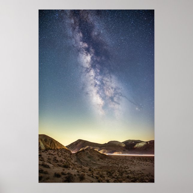 Starry Night Sky Milky Way Poster (Front)