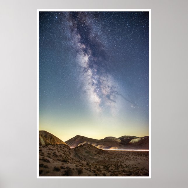Starry Night Sky Milky Way Poster (Front)