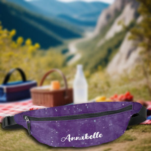 Starry Night Sky Sparkling Celestial  Bum Bags
