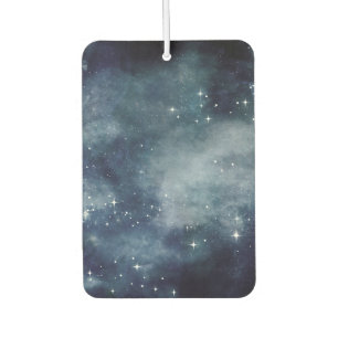 Starry Night Sky Stars Universe Midnight Blue Mist Car Air Freshener