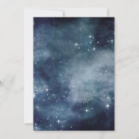 Starry Night Sky Stars Universe Midnight Blue Mist