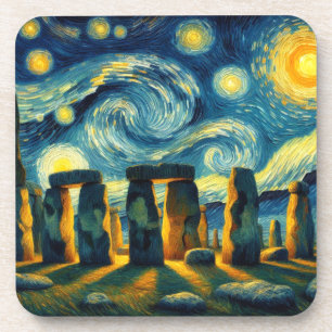 Starry Night Stonehenge Coaster