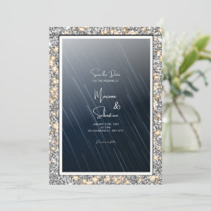 Starry Night the SAVE THE DATE Wedding card