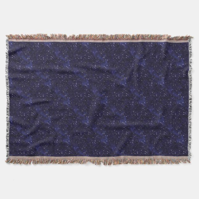Starry  Night Throw Blanket (Front)