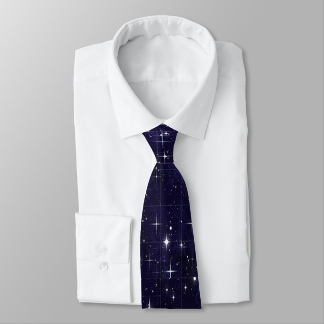 Starry  Night Tie (Tied)