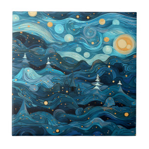 Starry Night Tile