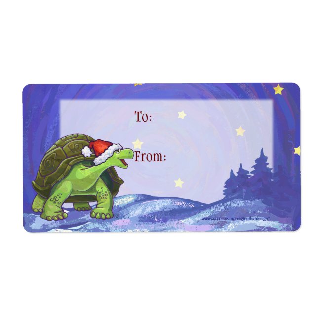 Starry Night Tortoise Christmas (Front)