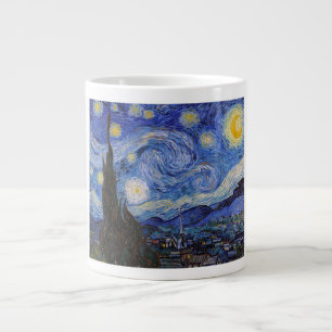 Starry Night: Town Saint Remy by Vincent Van Gogh Large Coffee Mug