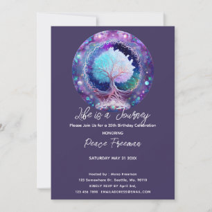 Starry Night   Tree of Life Invitation