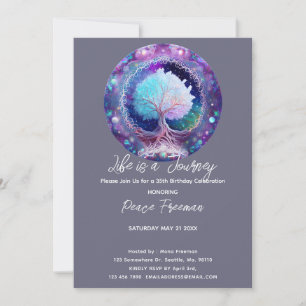 Starry Night   Tree of Life Invitation