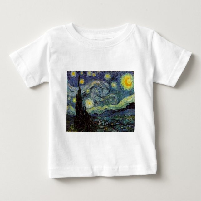 Starry Night - van Gogh Baby T-Shirt (Front)